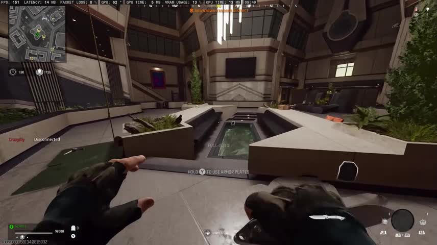First floor bushes