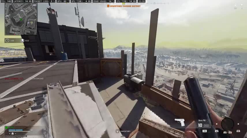 Roof B4 by cement bag